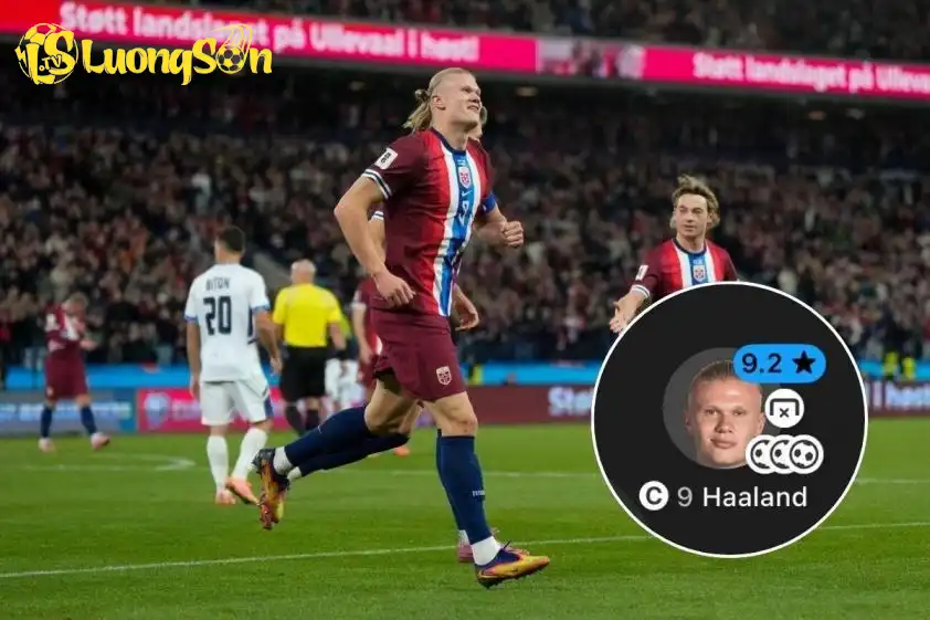 Haaland và màn trình diễn thăng hoa trong màu áo Na Uy.