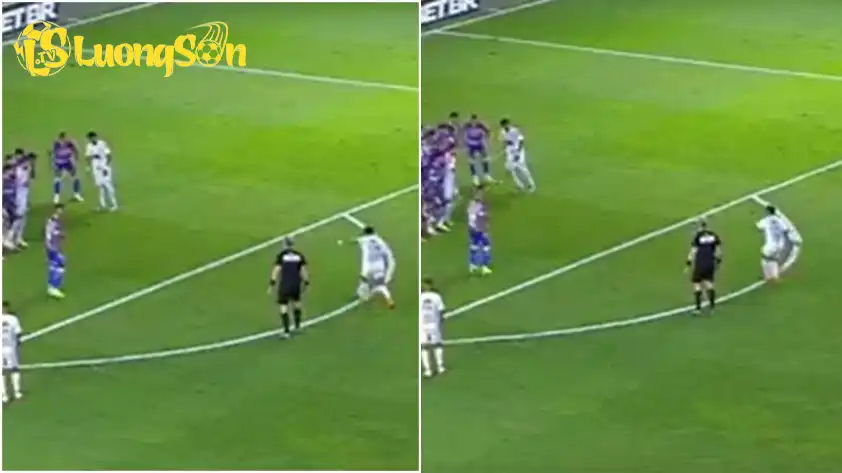 Neymar thể hiện sự lọc lõi với pha sút phạt hai nhịp