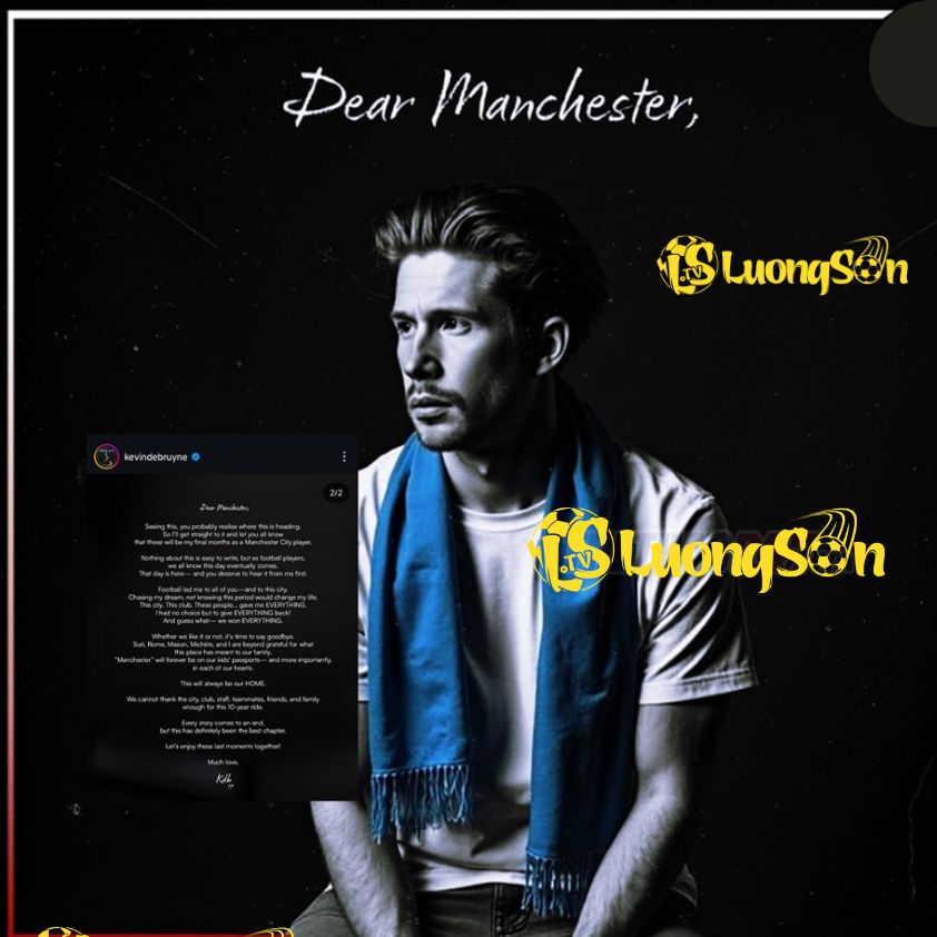 Chia tay huyền thoại Kevin De Bruyne
